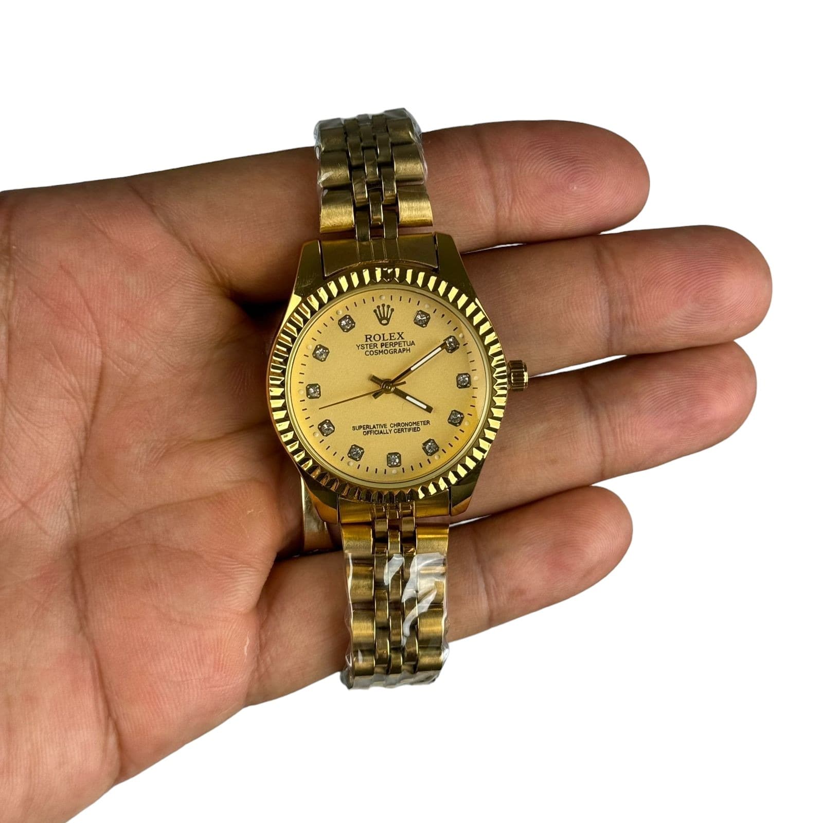 reloj de dama dorado 