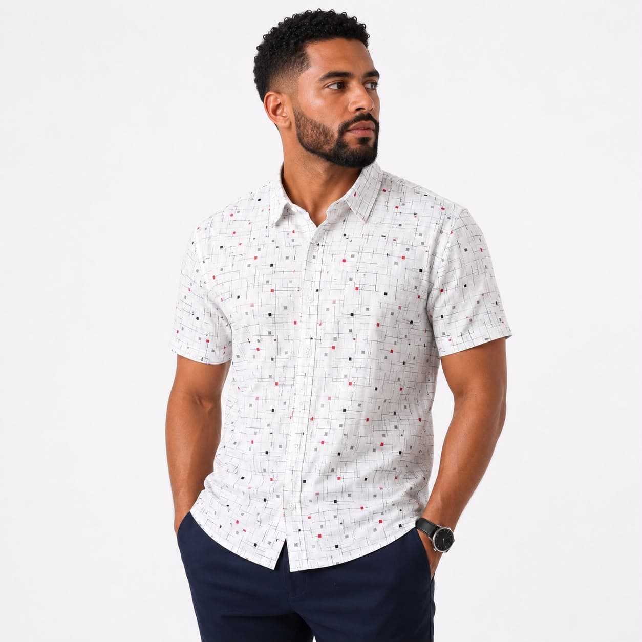 CAMISA MANGAS CORTAS EST
